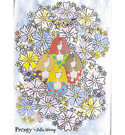 494.904.002 - Julia Woning - Foam stamp Lovely lady - Gens - Detail 1