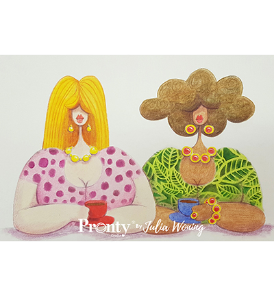 470.765.001 - Julia Woning - Stencil Lovely Lady - Personne - Detail 2