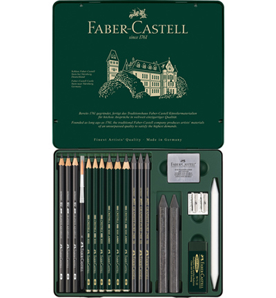 FC-112973 - Faber Castell - Set de crayons Pitt Graphite boite de 19 - Crayon papier - Detail 1