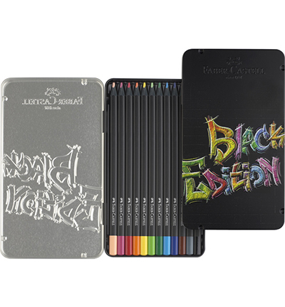 FC-116413 - Faber Castell - Crayons de couleur FC Black Ed.boite métallique - FC-Black Edition - Detail 3