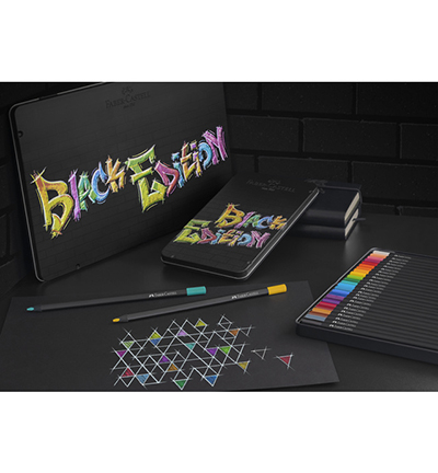 FC-116413 - Faber Castell - Crayons de couleur FC Black Ed.boite métallique - FC-Black Edition - Detail 7
