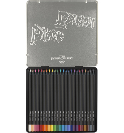 FC-116425 - Faber Castell - Crayons de couleur FC Black Ed. boite métallique - FC-Black Edition - Detail 3 FC-116425 - Faber Castell - Crayons de couleur FC Black Ed. boite métallique - FC-Black Edition - Detail 3