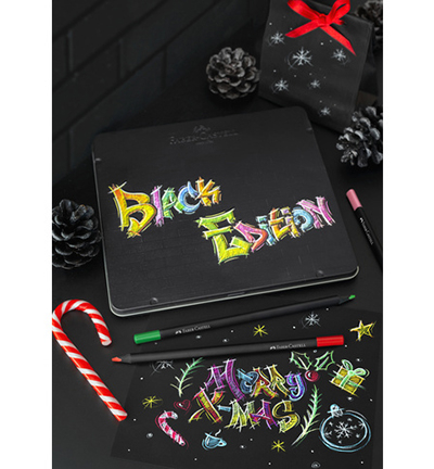 FC-116425 - Faber Castell - Crayons de couleur FC Black Ed. boite métallique - FC-Black Edition - Detail 8 FC-116425 - Faber Castell - Crayons de couleur FC Black Ed. boite métallique - FC-Black Edition - Detail 8