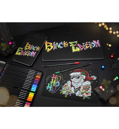 FC-116425 - Faber Castell - Crayons de couleur FC Black Ed. boite métallique - FC-Black Edition - Detail 9 FC-116425 - Faber Castell - Crayons de couleur FC Black Ed. boite métallique - FC-Black Edition - Detail 9