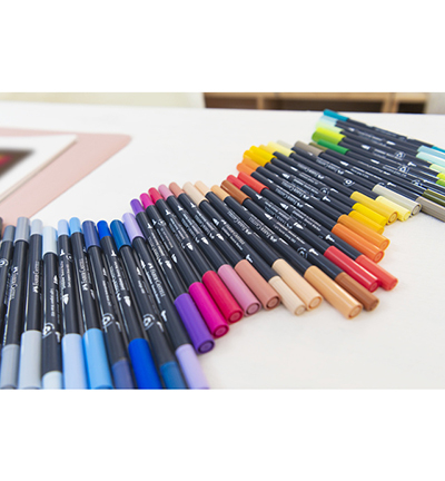 FC-164812 - Faber Castell - Feutres double pointe FC Goldfaber, Portrait, à base d - Goldfaber Sketch markers sets - Detail 7