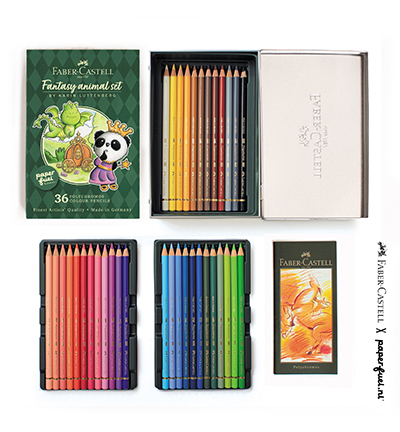 FC-210014 - Faber Castell - Crayon de couleur FC Polychromos ass. etui de 36pcs. - FC-Polychromos Sets - Detail 2