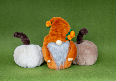 7451-511 - Stafil - Cheveux longs peluche. Gris - Cheveux longs - Detail 1