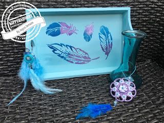 12415-0043 - Hobby Crafting Fun - Blue - Dream Catcher - Detail 1