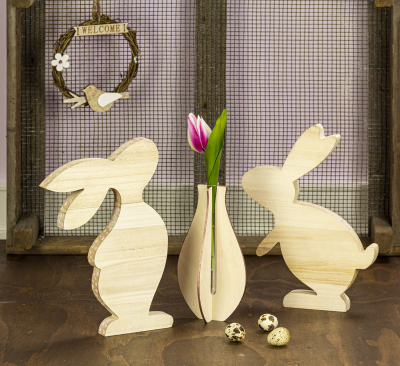 3055-27 - Stafil - Lapin en bois - Lapin - Detail 2