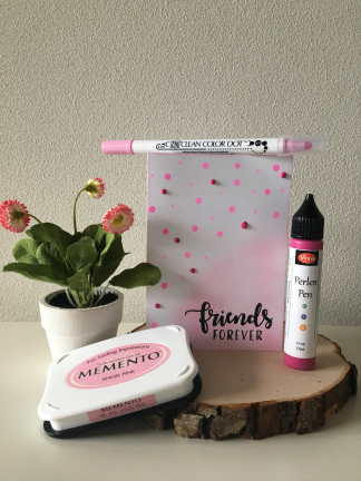 TC-6100/206 - Kuretake / ZIG - (206)Candy Pink - Clean Color Dot - Detail 15