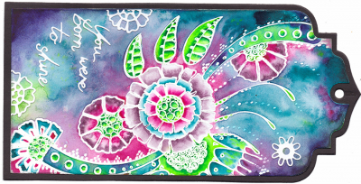 JL-MM-STAMP189 - Just Lou - Imagine the florals Mindful Moodling nr.189 - Fleurs - Detail 2