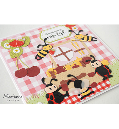 COL1505 - Marianne Design - Eline's Bees - Papillons, insectes - Detail 9