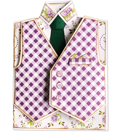 VM65-008 - Creative CutOuts - Mannenkaarten 01 - 12 stuks - Vintage Gentlemen - Detail 7