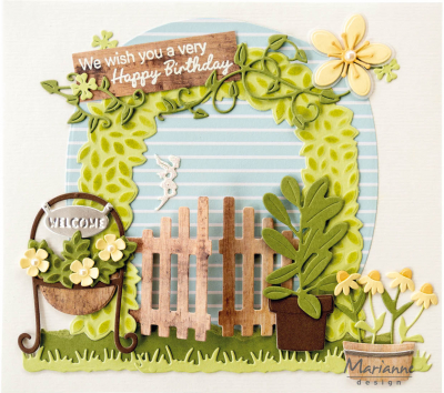 CR1542 - Marianne Design - Potted Plants by Marleen - Jardin - Detail 5