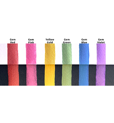 MC20GC/6V - Kuretake / ZIG - Gem Colors, 6 Colors set - Sets & palettes Gansai Tambi - Detail 2