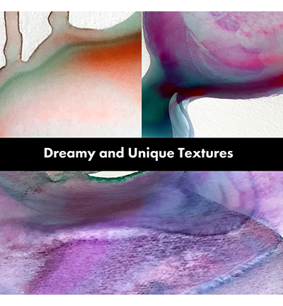 MC20GN/5V - Kuretake / ZIG - Granulating Colors, 5 Colors set - Gansai Tambi Sets - Detail 8