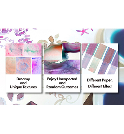 MC20GN/5V - Kuretake / ZIG - Granulating Colors, 5 Colors set - Gansai Tambi Sets - Detail 9