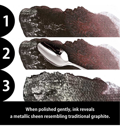 MC20GR/6V - Kuretake / ZIG - Graphite Colors, 6 Colors set - Gansai Tambi Sets - Detail 1