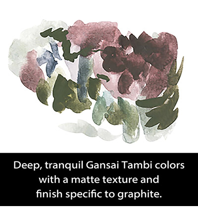 MC20GR/6V - Kuretake / ZIG - Graphite Colors, 6 Colors set - Gansai Tambi Sets - Detail 9