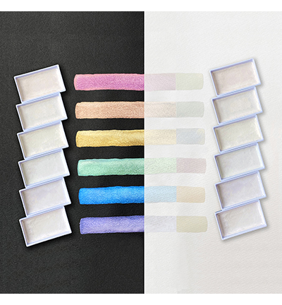 MC20OC/6V - Kuretake / ZIG - Opal Colors, 6 Colors set - Sets & palettes Gansai Tambi - Detail 10 MC20OC/6V - Kuretake / ZIG - Opal Colors, 6 Colors set - Sets & palettes Gansai Tambi - Detail 10