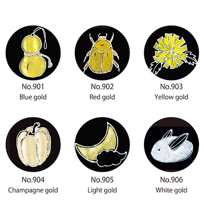 MC20SC/6V - Kuretake / ZIG - Starry Colors, 6 Colors set - Gansai Tambi Sets - Detail 23