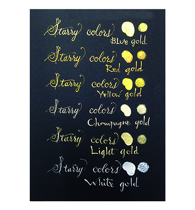 MC20SC/6V - Kuretake / ZIG - Starry Colors, 6 Colors set - Gansai Tambi Sets - Detail 24