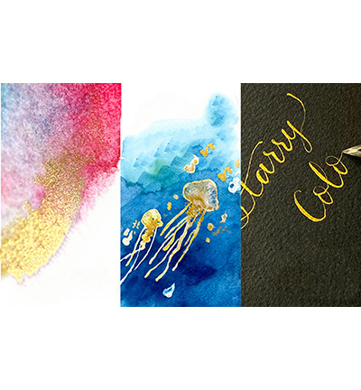 MC20SC/6V - Kuretake / ZIG - Starry Colors, 6 Colors set - Gansai Tambi Sets - Detail 33