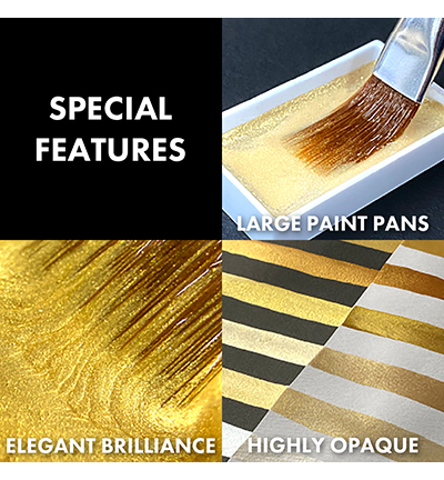 MC20SC/6V - Kuretake / ZIG - Starry Colors, 6 Colors set - Gansai Tambi Sets - Detail 34