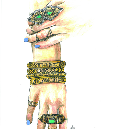 MC20SC/6V - Kuretake / ZIG - Starry Colors, 6 Colors set - Gansai Tambi Sets - Detail 38