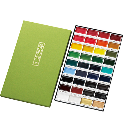 MC20/36V - Kuretake / ZIG - Set 36 Couleurs - Gansai Tambi Sets - Detail 12