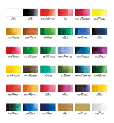 MC20/36V - Kuretake / ZIG - Set 36 Couleurs - Gansai Tambi Sets - Detail 13