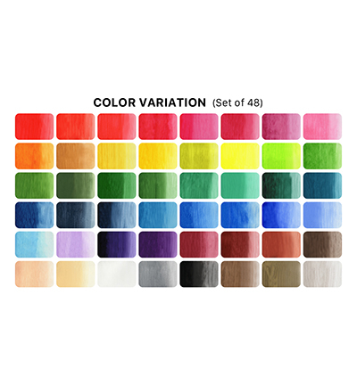 MC20/48V - Kuretake / ZIG - Gansai Tambi Set 48 Colours - Gansai Tambi Sets - Detail 14