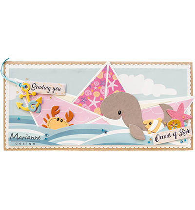 PS8093 - Marianne Design - Paper boat - - Detail 1 PS8093 - Marianne Design - Paper boat - - Detail 1