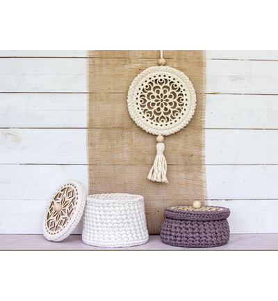 8682-02 - Stafil - Mandala crochet base ø 25cm - Base mandala crochet - Detail 1 8682-02 - Stafil - Mandala crochet base ø 25cm - Base mandala crochet - Detail 1