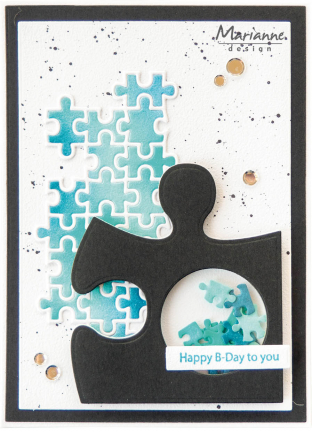 CR1624 - Marianne Design - Art Texture Puzzle - Puzzle - Detail 1