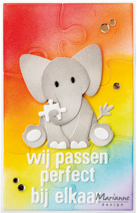 CR1625 - Marianne Design - Build-a-puzzle - Puzzle - Detail 3