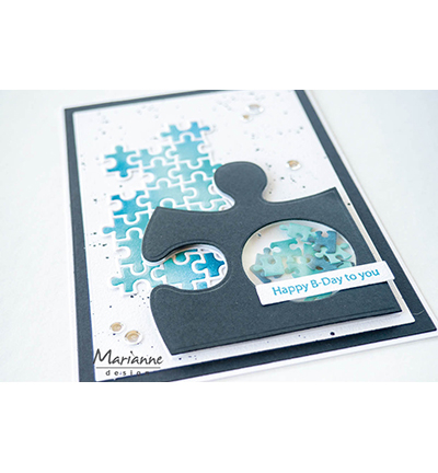 CR1624 - Marianne Design - Art Texture Puzzle - Puzzle - Detail 2