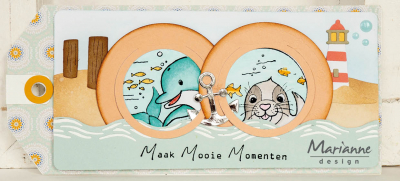 CS1131 - Marianne Design - Hetty's Peek-a-boo Ocean - La mer / plage - Detail 1