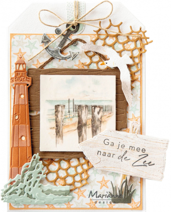 MB0210 - Marianne Design - Mattie's mini's - Beach - Mattie - Detail 2