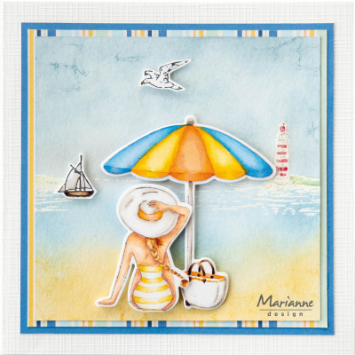 CS1132 - Marianne Design - Beach Umbrella - Voyager, vacances - Detail 1
