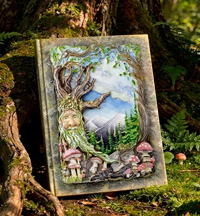 CE0154-CS - Cosmic Shimmer - Enchanted Forest Scene - Cosmic Shimmer Silicone Mould - Detail 4