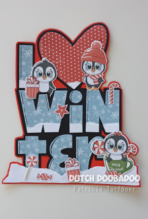 470.784.177 - Dutch DooBaDoo - Card I love winter - Dutch Card Art - Detail 1