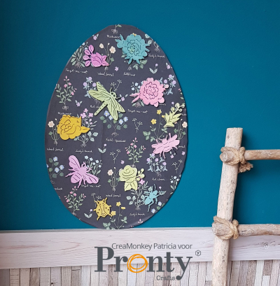 492.001.015 - Pronty - Chipboard Insects - Grey Chipboard - Detail 4