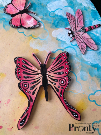 492.001.015 - Pronty - Chipboard Insects - Grey Chipboard - Detail 13