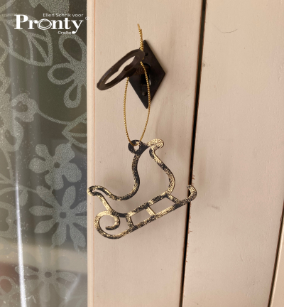 492.001.020 - Pronty - Grey Chipboard Christmas tree deco - Grey Chipboard - Detail 7