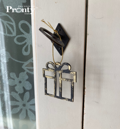 492.001.020 - Pronty - Grey Chipboard Christmas tree deco - Grey Chipboard - Detail 8