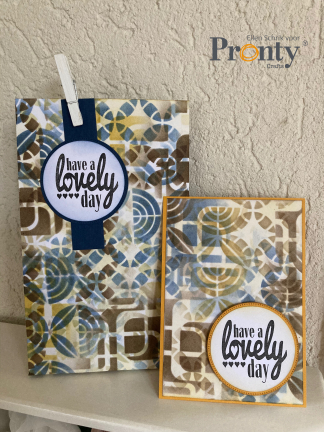 470.801.058 - Pronty - Mask stencil Retro Pattern Squares - Rétro - Detail 2