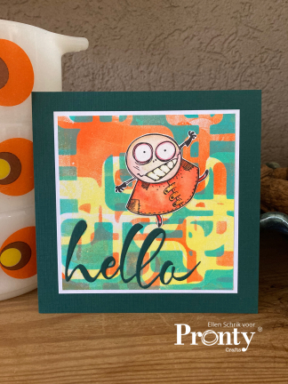 470.801.058 - Pronty - Mask stencil Retro Pattern Squares - Rétro - Detail 4