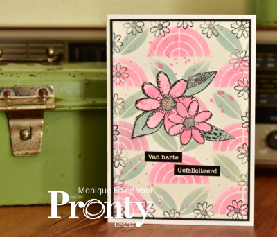 470.801.057 - Pronty - Mask stencil Retro Pattern Flowers - Rétro - Detail 4