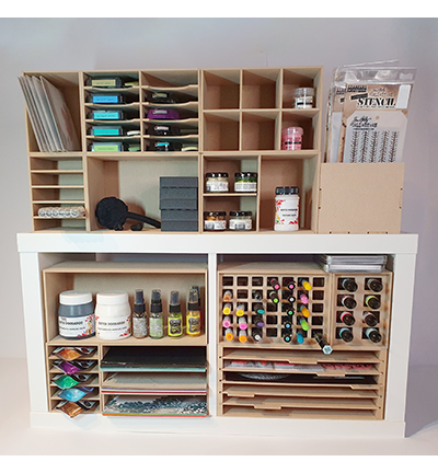 460.483.018 - Pronty - MDF Half Box Acrylic Pens Storage - Storage Boxes - Detail 4